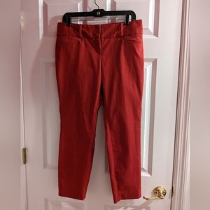 Limited Exact Stretch red pants size 8